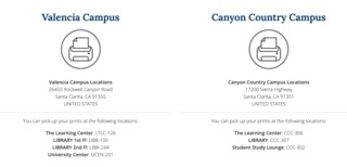 coc screenshot of printer page
